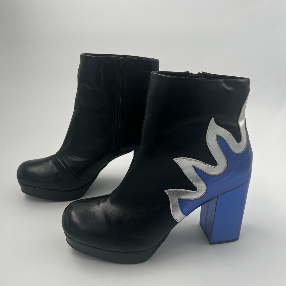 Urban Outfitters Blue Flame Boots
